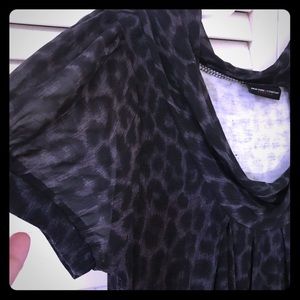 New York and Co ,Leopard print , Gray ,small